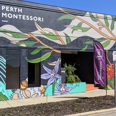 Perth Montessori mural Image