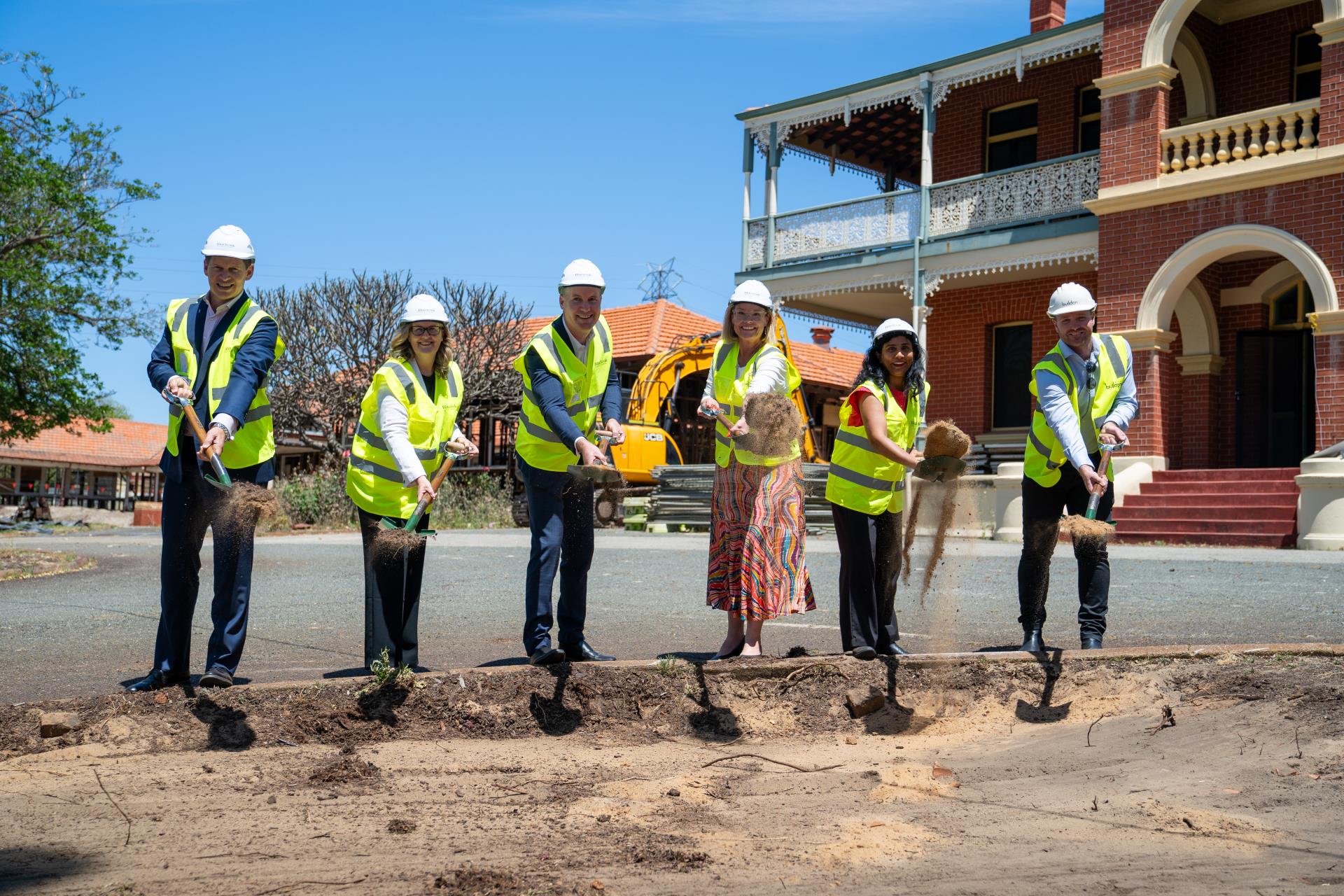 Shovels in the ground at Edward Millen